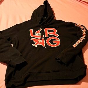 Men's black LRG hoodie